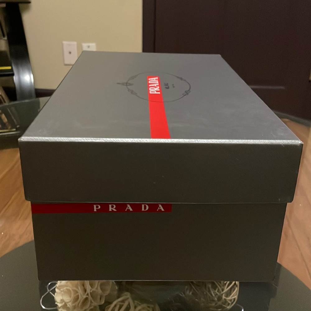 Prada size 11 1/2 empty shoe box